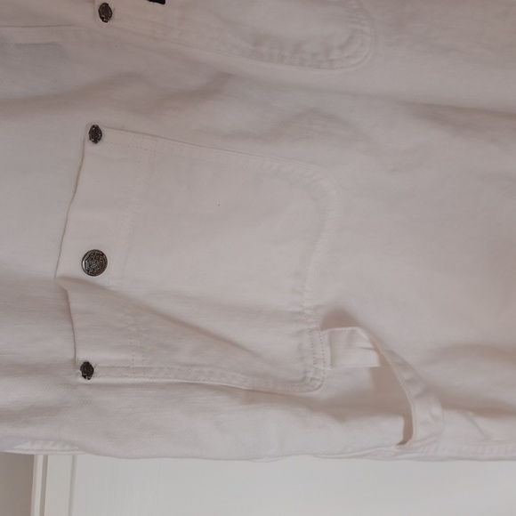 Harley Davidson White Shorts Overalls Women's L - Picture 12 of 16